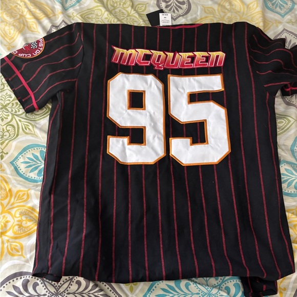 BRAND NEW Lightning McQueen baseball jersey - Picture 2 of 3